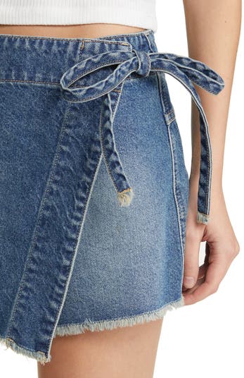 Emmy Nonstretch Denim Skort
