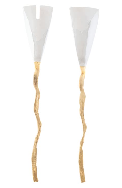 Branch Salad Servers Set