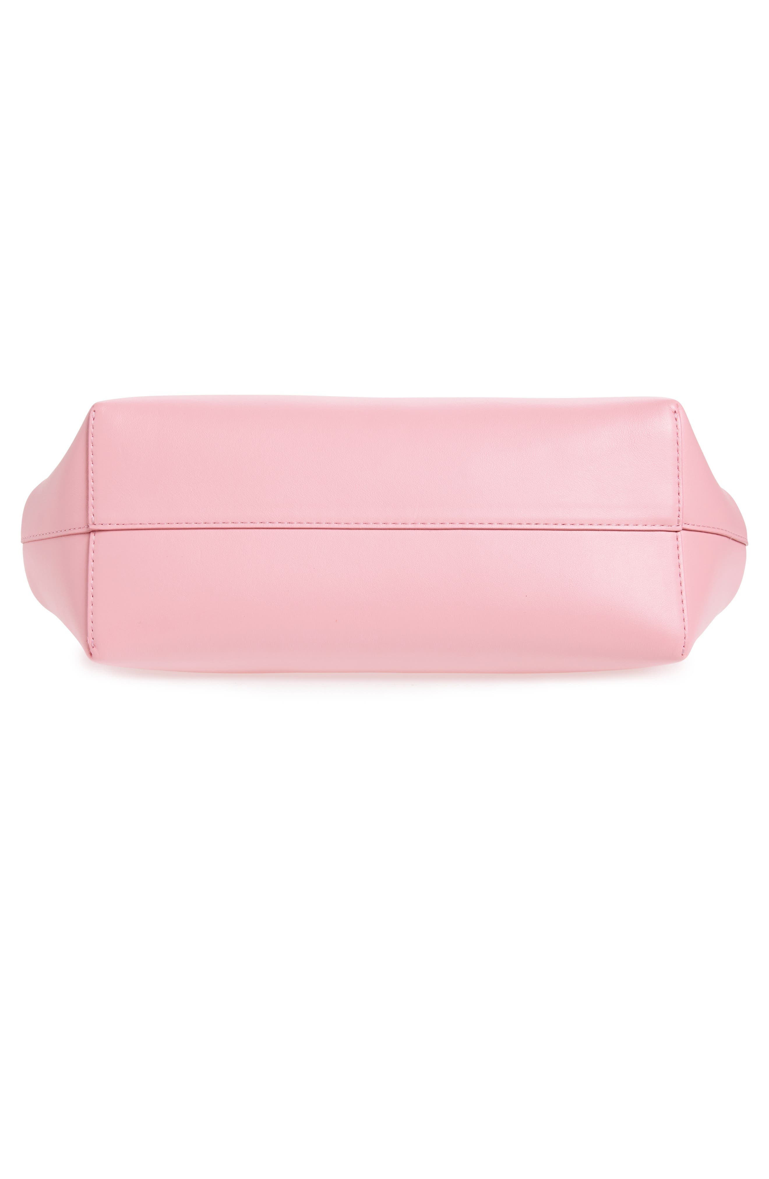 Mansur Gavriel M Frame Leather Shoulder Bag, Alternate, color, Flamingo
