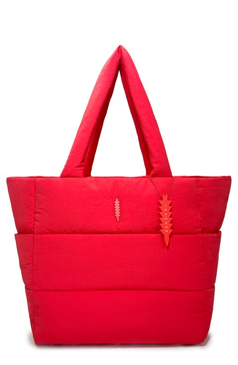 Quinn Quilted Nylon Tote Bag