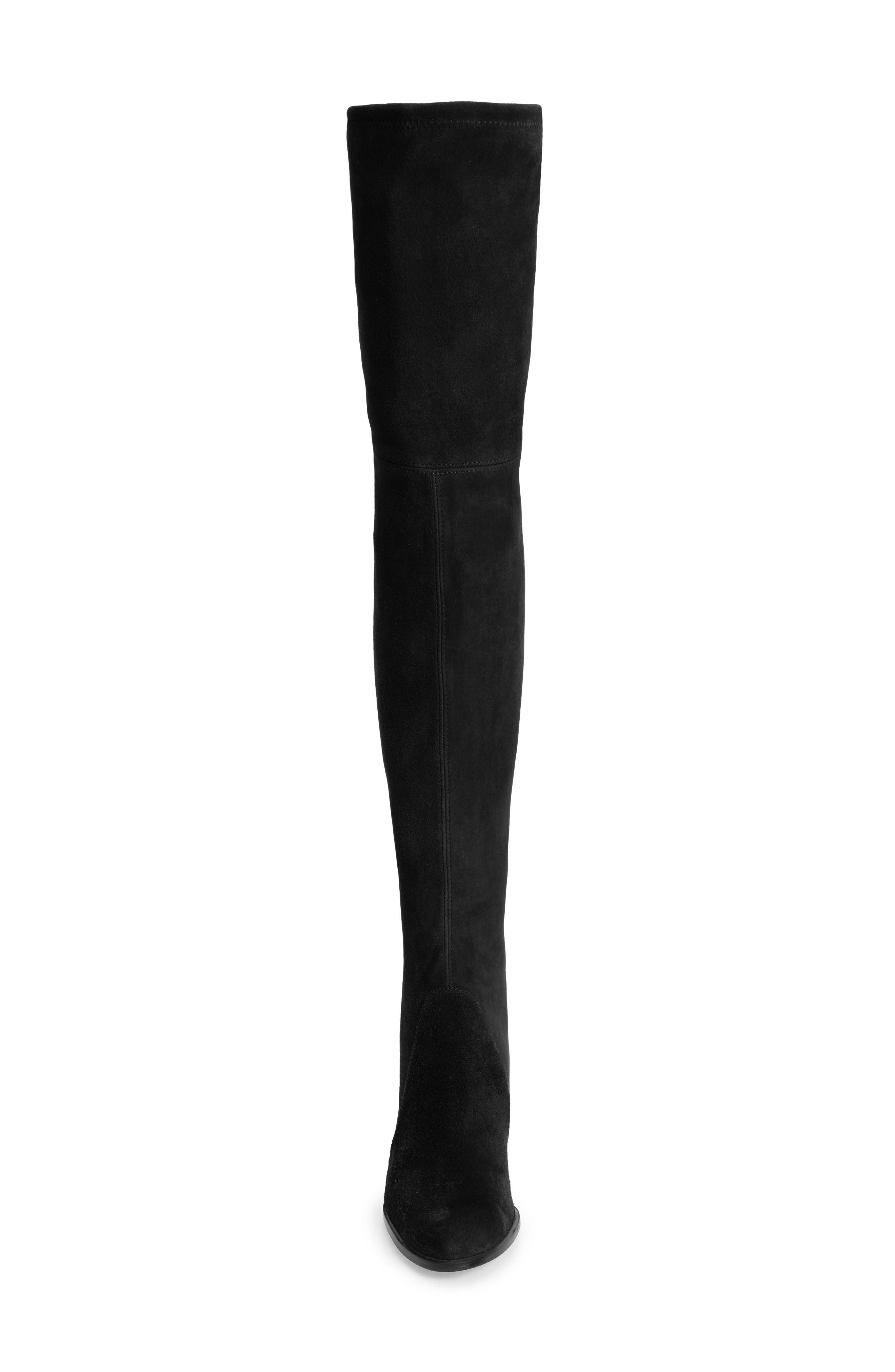 Highland Over The Knee Boot, Alternate, color, BLACK