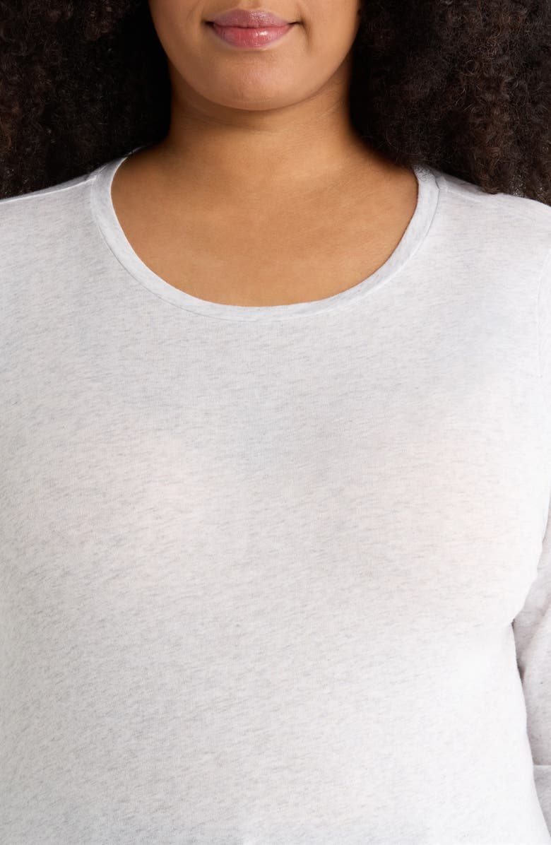 Eileen Fisher Crewneck Top, Alternate, color, Nimbus