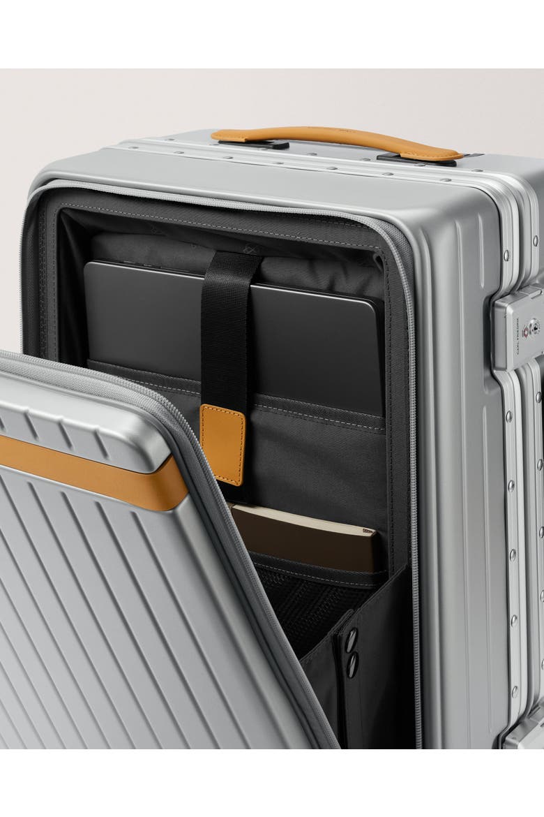 The Carry-on X Suitcase, Alternate, color, Arctic Grey / Tan