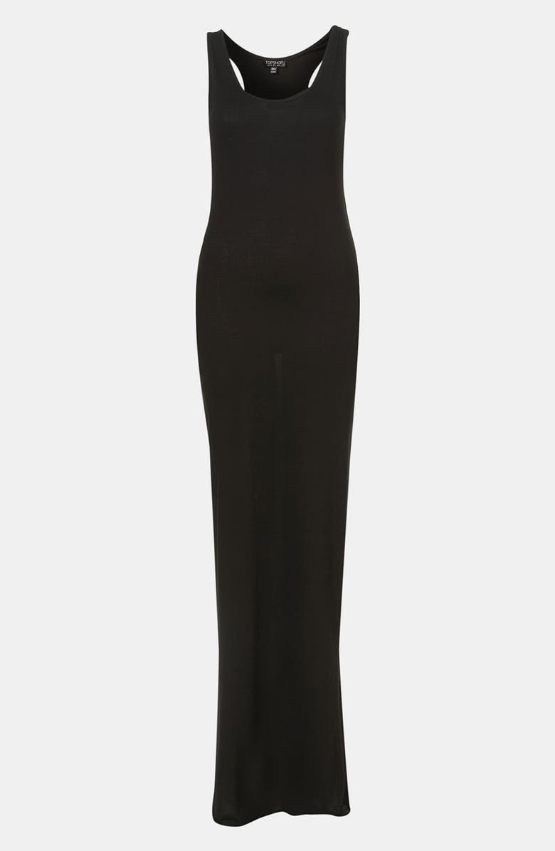 Topshop Racerback Maxi Dress, Main, color, 
