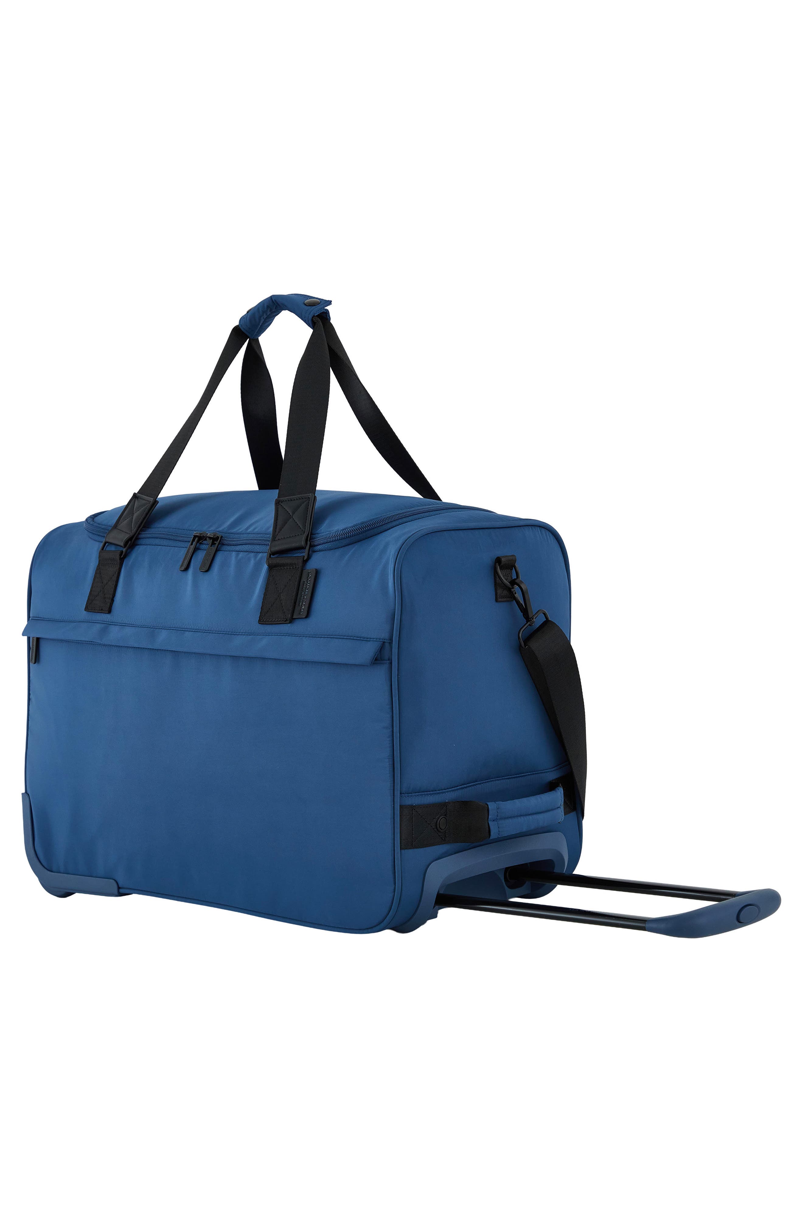 Scotch & Soda Eindhoven Rolling Weekender Bag, Alternate, color, Ocean Blue