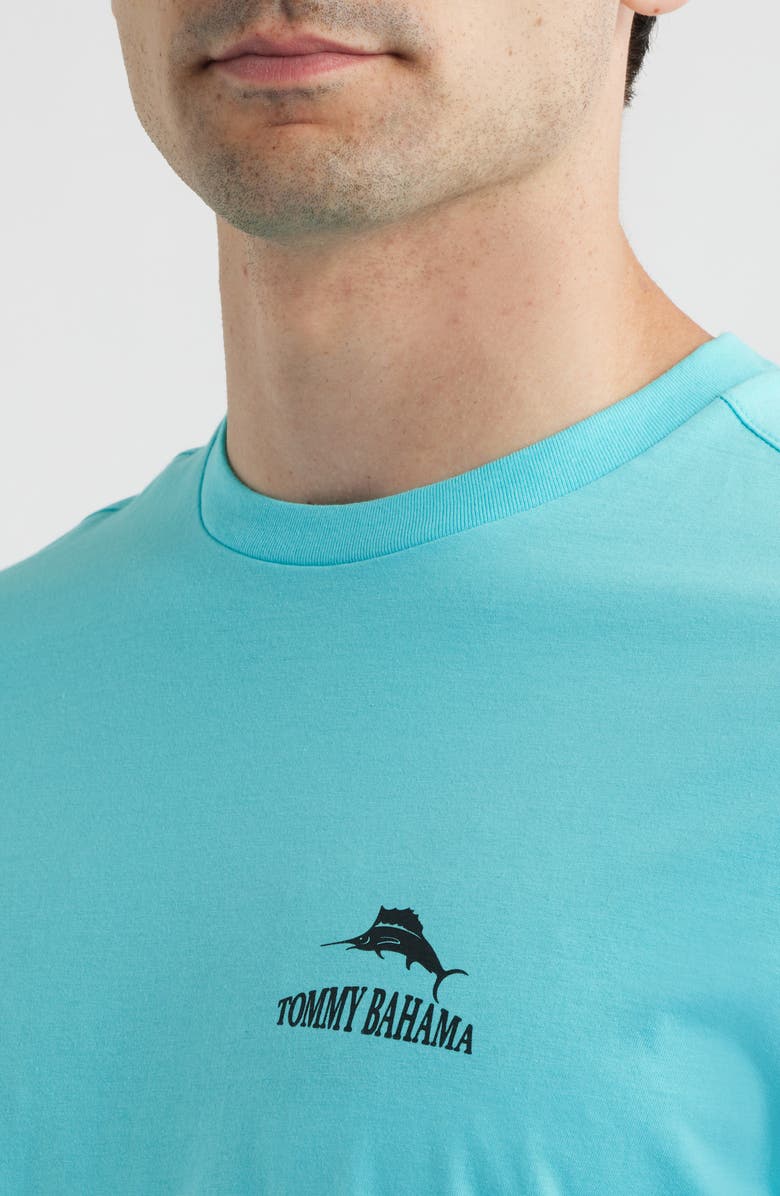 Tommy Bahama The Coast is Clear Cotton Graphic T-Shirt, Alternate, color, Blue Radiance