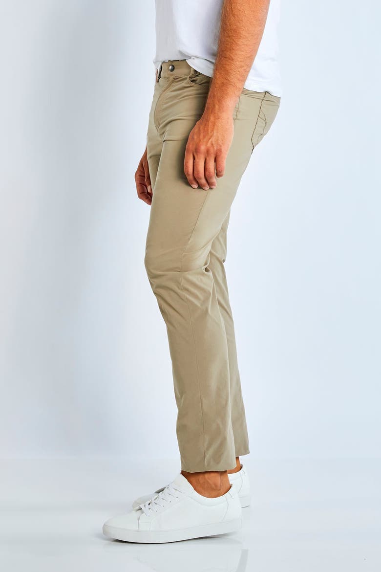 Alessio Five Pocket Jean Style Pant, Alternate, color, Khaki