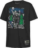 Mitchell & Ness Youth Mitchell & Ness Kevin Garnett Black Minnesota Timberwolves Chalked Up T-Shirt