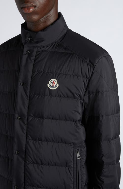 Moncler Selves Quilted Puffer Jacket In Black