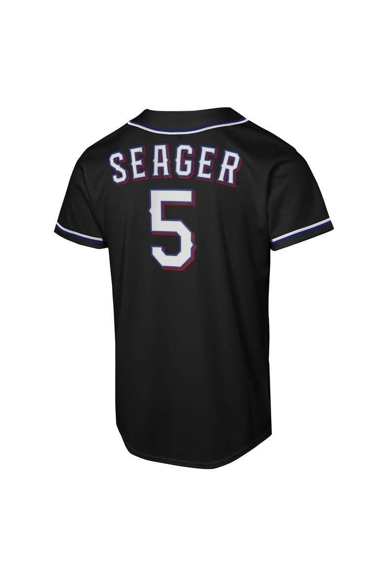 Youth Nike Corey Seager Black Texas Rangers Fashion Replica Player Jersey, Alternate, color, Black