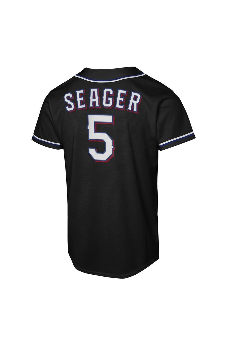 Nike Youth Nike Corey Seager Black Texas Rangers Fashion Replica Player Jersey, Alternate, color, Black