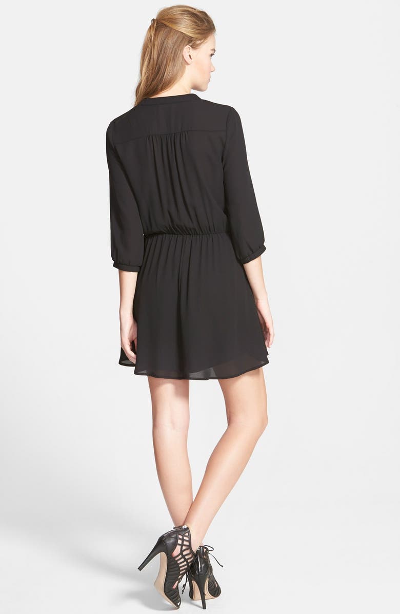 All in Favor Kendal' Surplice Faux Wrap Dress, Alternate, color, 