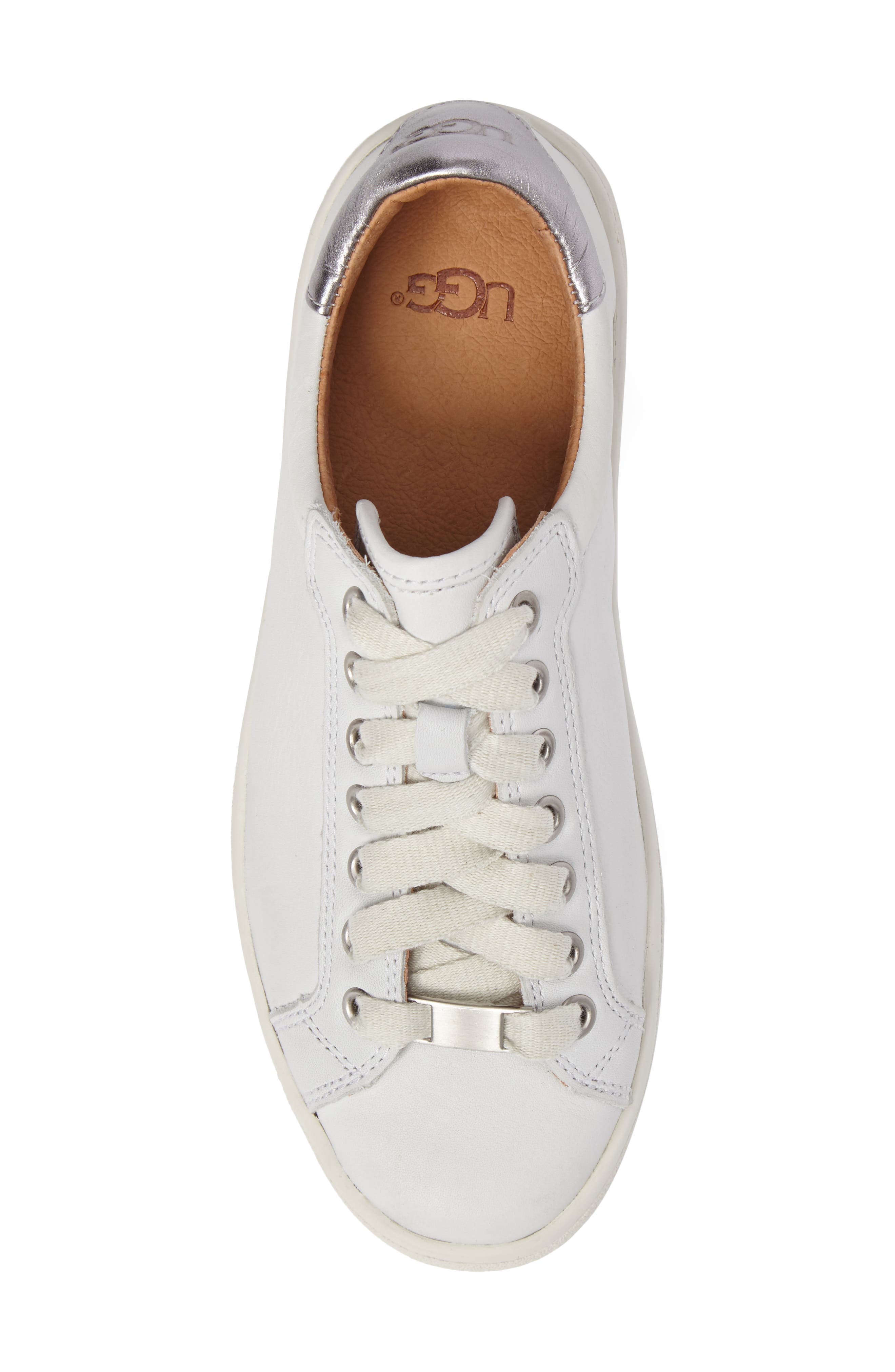 Milo Sneaker, Alternate, color, WHITE LEATHER