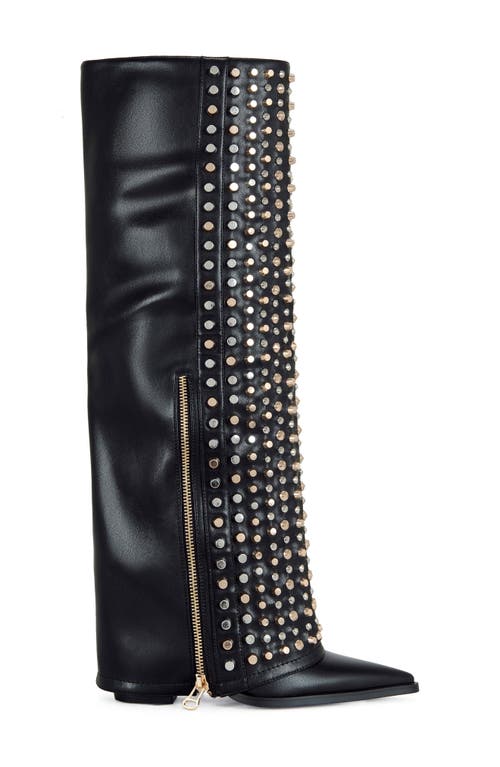 Azalea Wang Agustue Knee High Boot In Black
