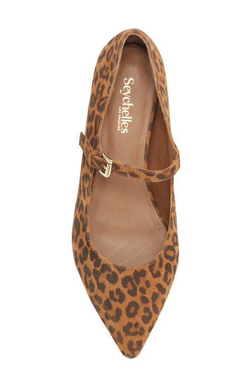 Seychelles Pardon Me Pointed Toe Mary Jane Flat In Brown