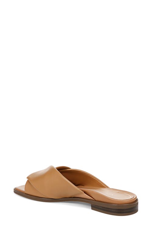 Vionic Miramar Womens Criss-cross Slide Sandals In Camel