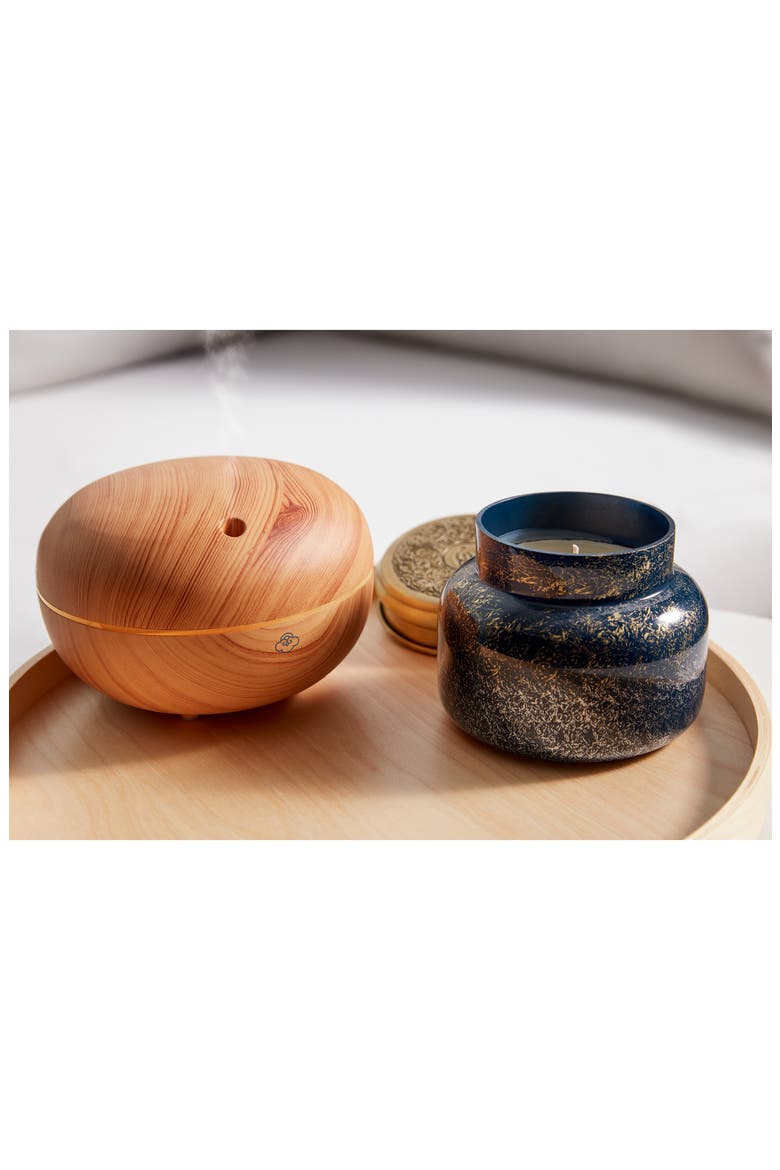 Ultrasonic Cool Mist Macaron Aromatherapy Diffuser, Alternate, color, LIGHT WOOD