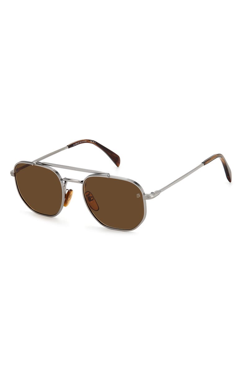 David Beckham Eyewear 54mm Aviator Sunglasses, Alternate, color, 