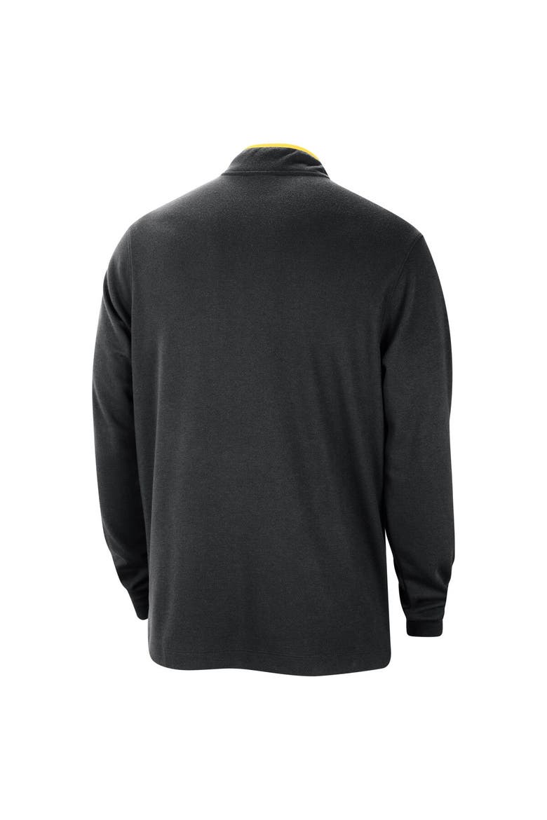 Men's Nike Black Golden State Warriors 2023/24 City Edition Authentic Coaches Half-Zip Top, Alternate, color, Black