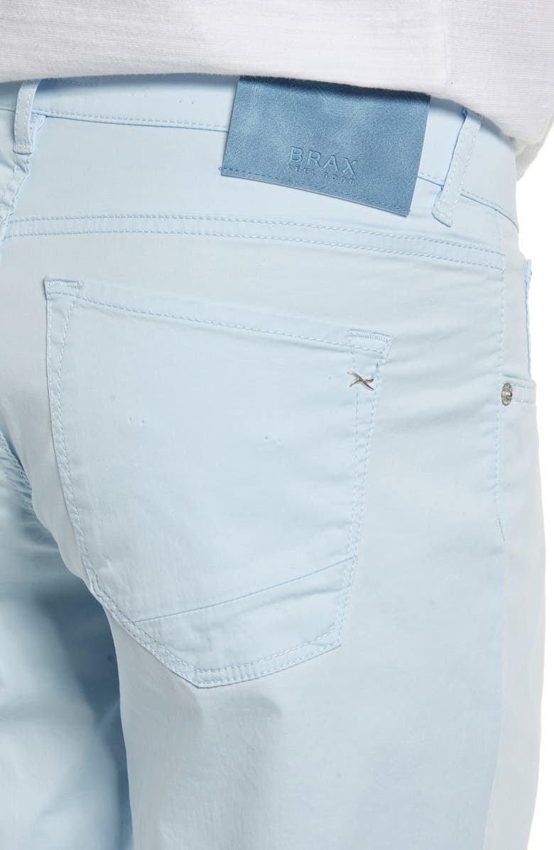 Brax Chuck Stretch Cotton 5-Pocket Pants, Alternate, color, Frozen