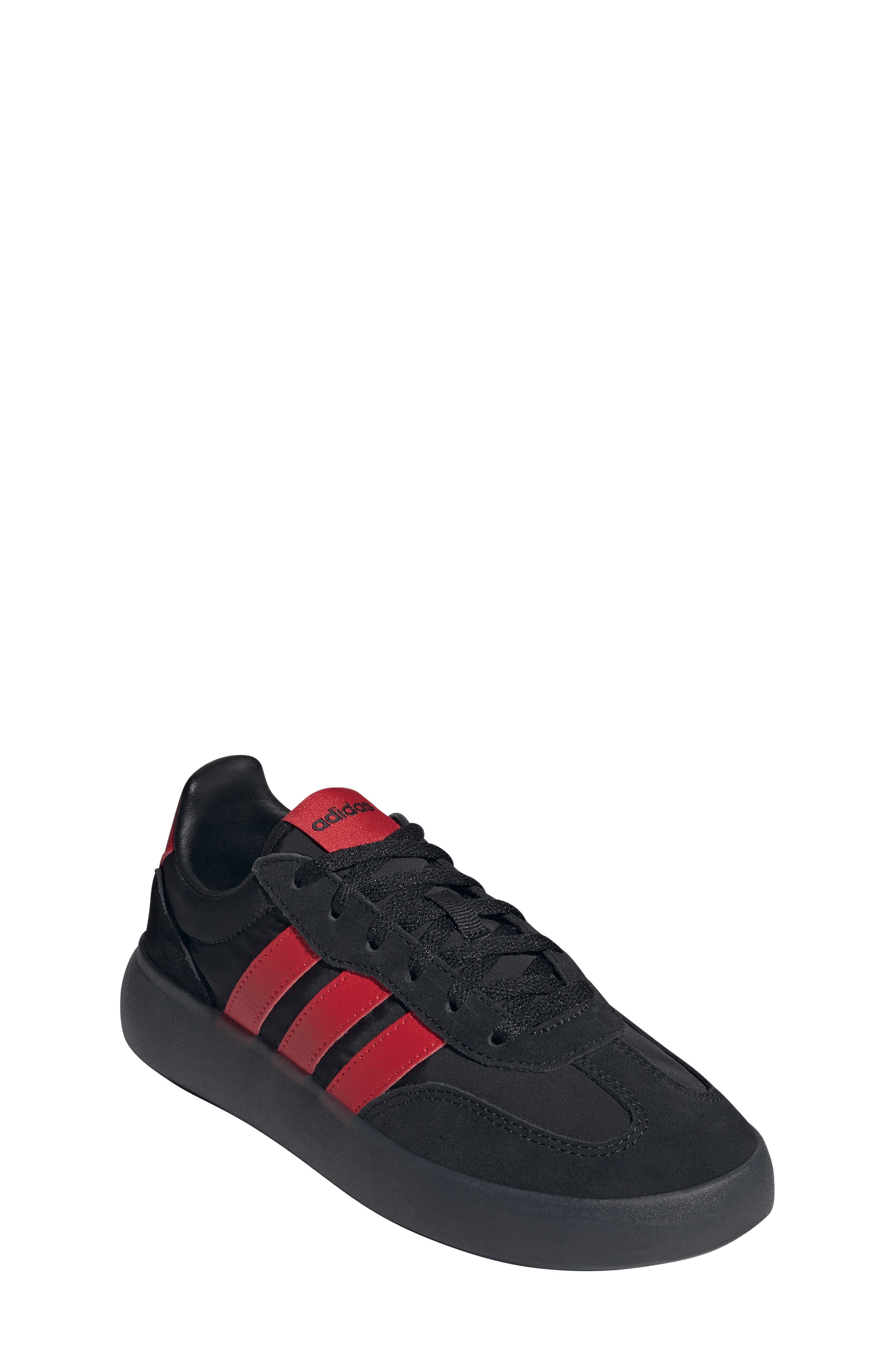 adidas Kids' Barreda Decode Sneaker, Main, color, Black/ Red/ Black