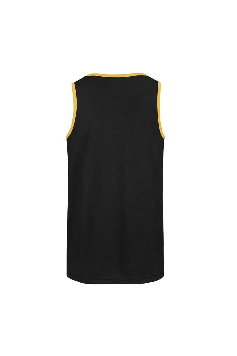 Men's '47  Black Pittsburgh Steelers Winger Franklin Tank Top, Alternate, color, Black