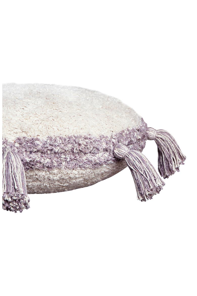 RugCycled Circle Floor Cushion, Alternate, color, NATURAL RUGCYCLED YARN