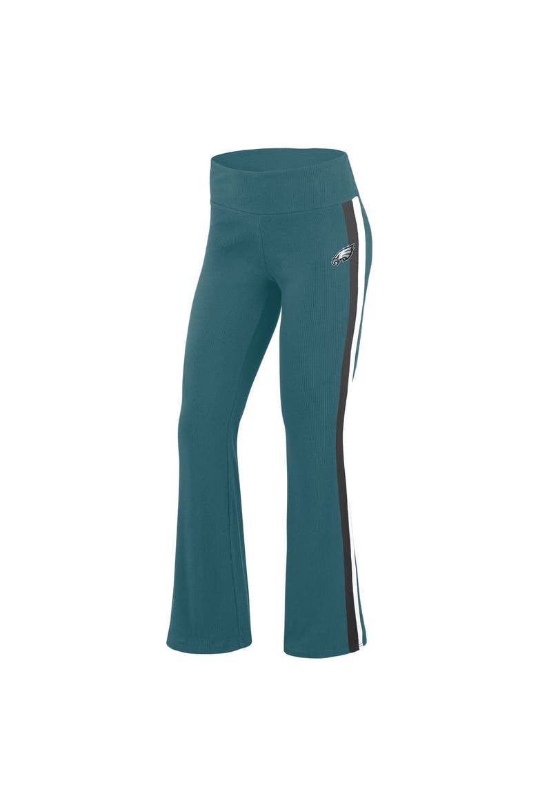 Women's WEAR by Erin Andrews Midnight Green Philadelphia Eagles Yoga Pants, Alternate, color, Green