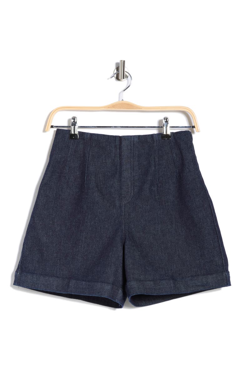 EveryWear Zero Waistband Shorts, Alternate, color, RAW INDIGO WASH