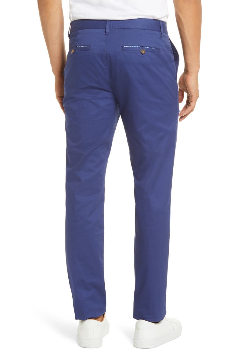 Summer Weight Slim Fit Stretch Chinos, Alternate, color, DARK SURF