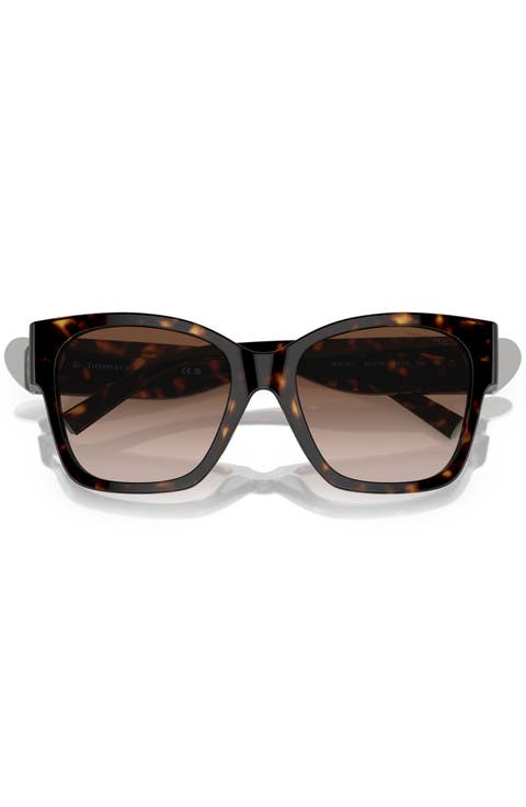 54mm Gradient Square Sunglasses