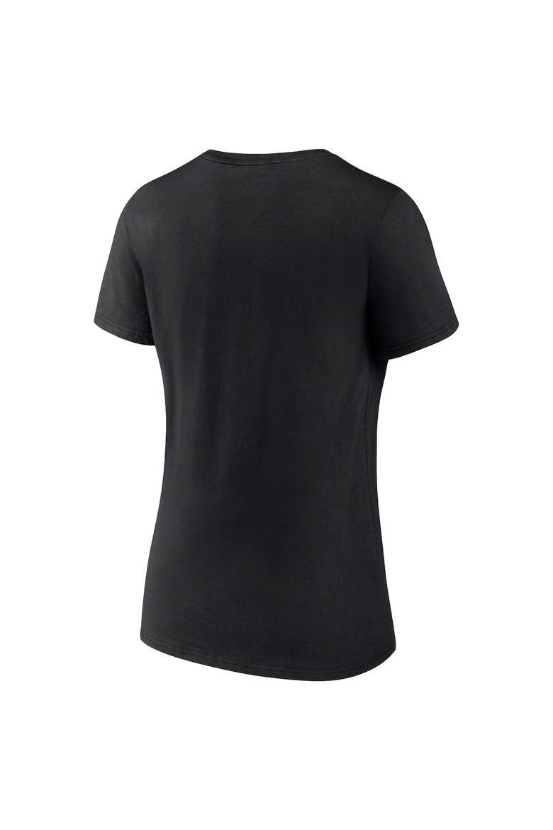 Women's Fanatics Branded Black San Diego Padres 2022 Division Series Winner Locker Room Plus Size V-Neck T-Shirt, Alternate, color, Black