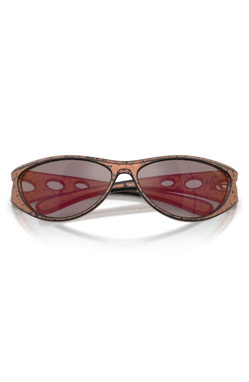 Diesel Men's Dl3004u Cat-eye Sunglasses In Bronze Barreling Black