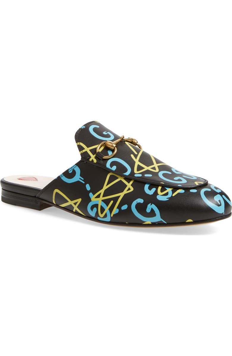 Gucci 'Princetown' Mule Loafer, Main, color,