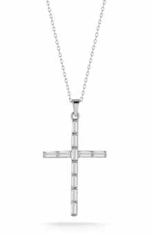 Sterling Silver Cross Pendant Necklace