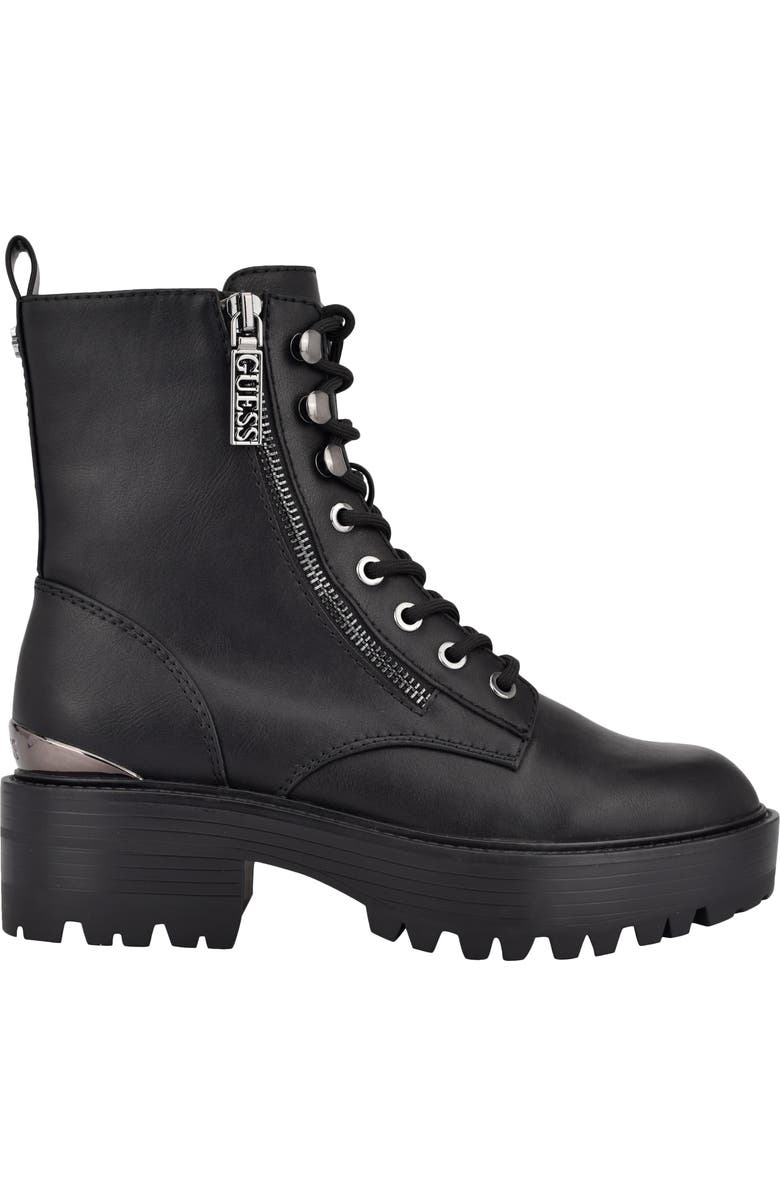 GUESS Fearne Platform Combat Boot, Alternate, color,