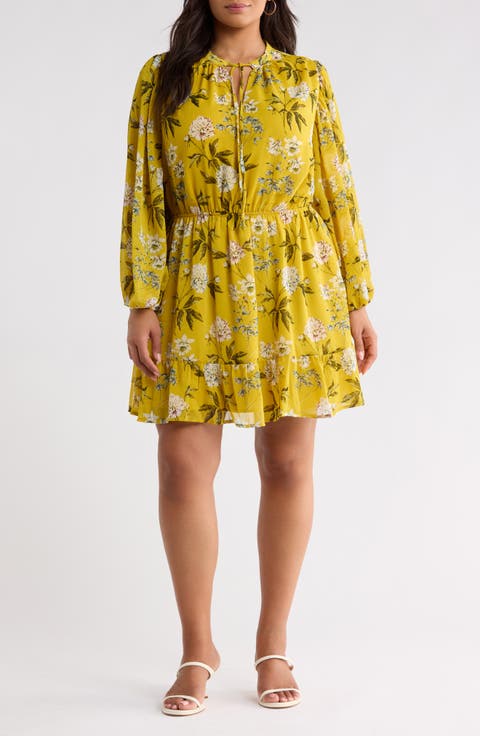 Paxton Balloon Sleeve Minidress