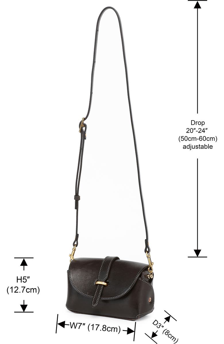 OLD TREND Pamela Leather Crossbody Bag, Alternate, color, Slate