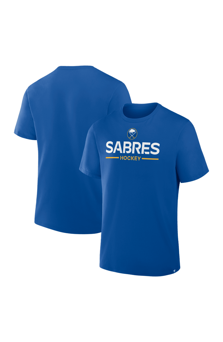 FANATICS Men
s Fanatics Royal Buffalo Sabres Authentic Pro Primary T-Shirt, Main, color, Royal