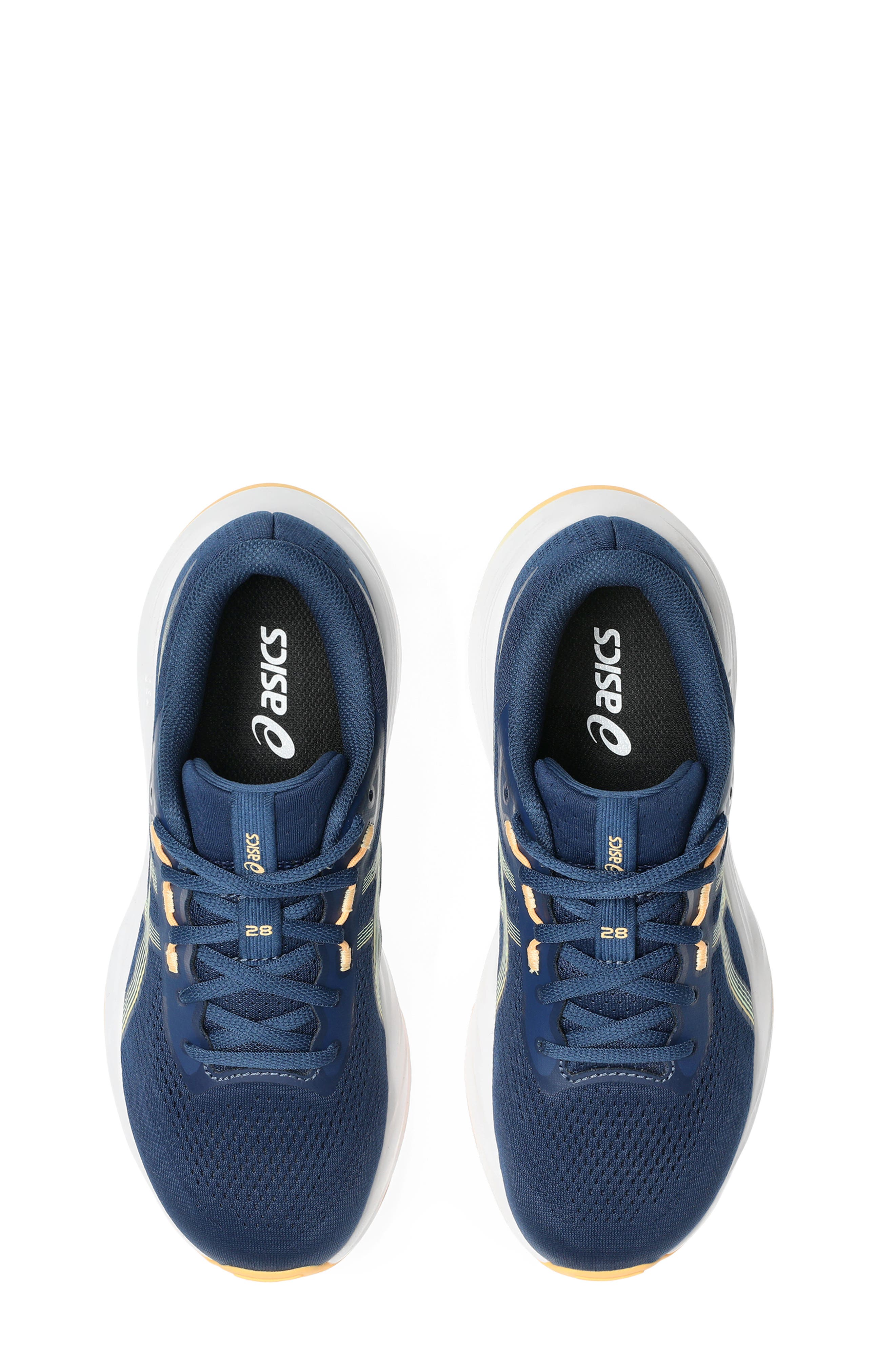 Kids' GEL-CUMULUS 28 GS Running Shoe, Alternate, color, INDEPENDENCE BLUE/ORANGE GLOW