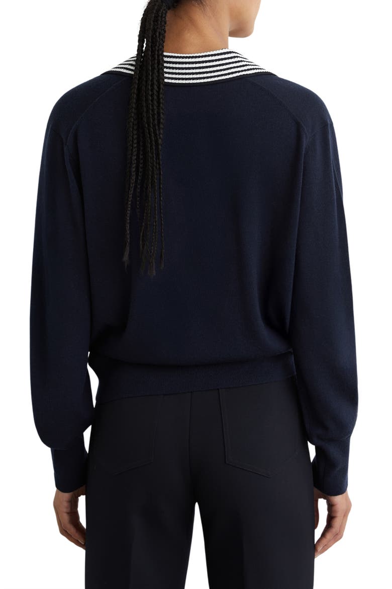 Nova Stripe Sweater, Alternate, color, NAVY/ WHITE