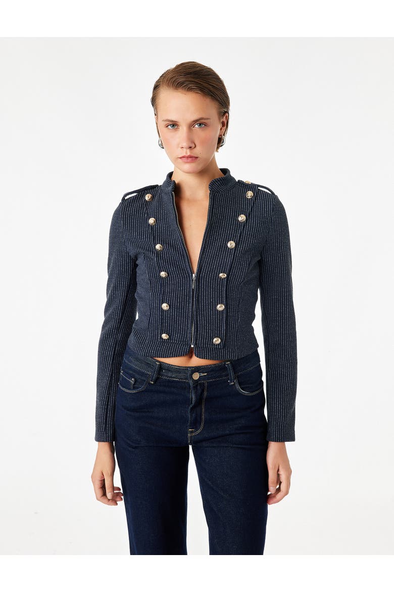 Napoleon Jacket, Alternate, color, NAVY STRIPE