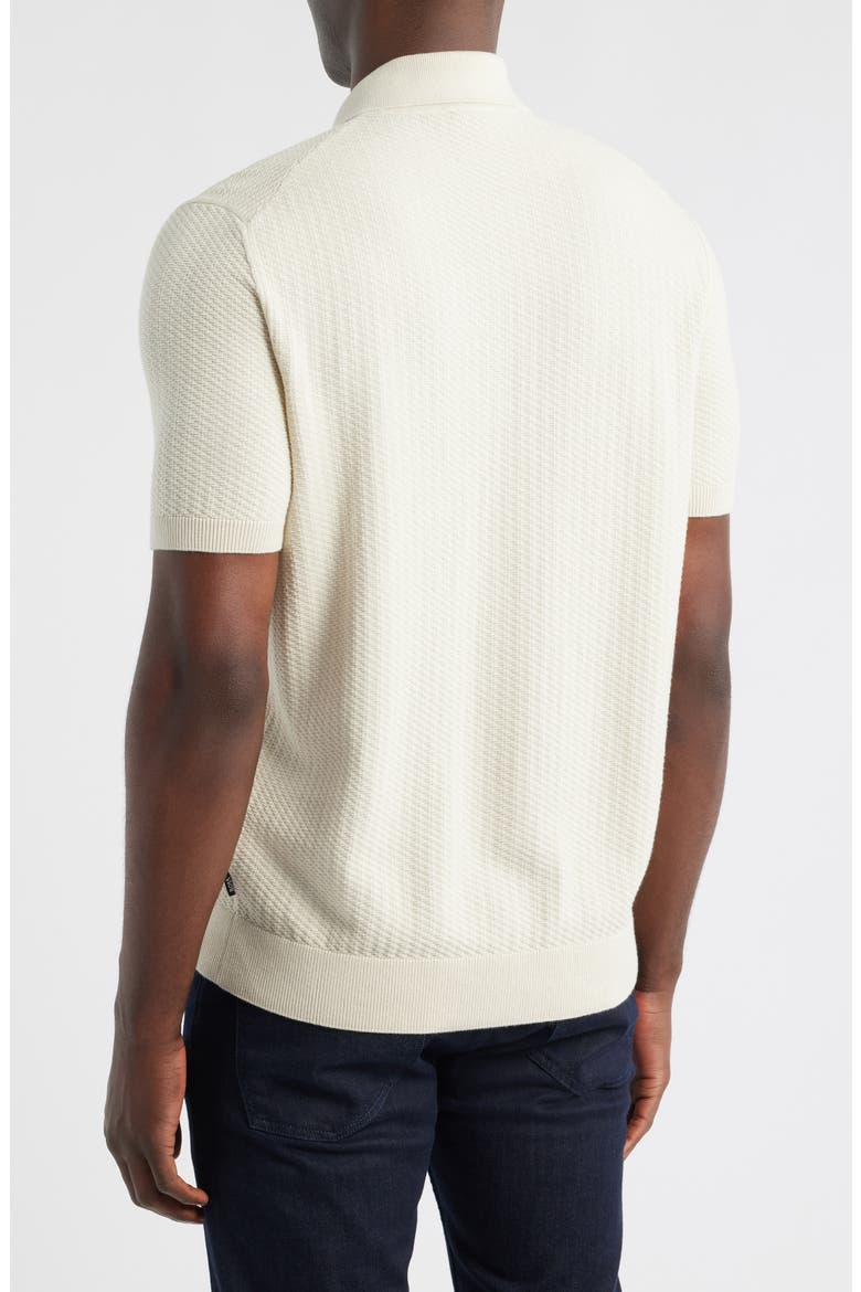 Iseppo Short Sleeve Cardigan, Alternate, color, OPEN WHITE