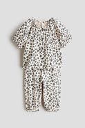 H&M 2-piece Crinkled Jersey Set