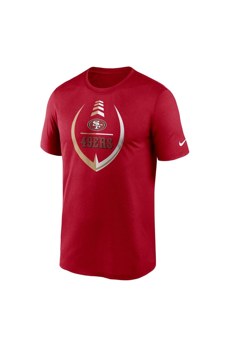 Nike Men's Nike Scarlet San Francisco 49ers Icon Legend Performance T-Shirt, Alternate, color, Scarlet