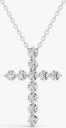 SEREIA OFFICIAL 14K Gold Necklace 2.5 ct Sereia's Cross Pendant with Lab Diamonds