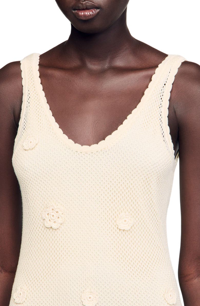 SANDRO Knit maxi dress, Alternate, color,