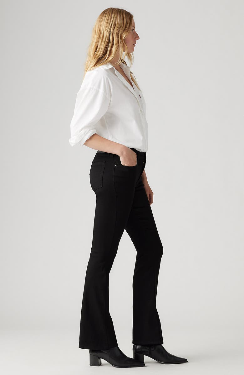 Levi's<sup>®</sup> 725 High Waist Bootcut Jeans, Alternate, color, Soft Black