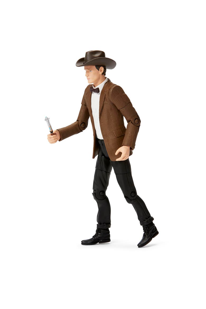 Doctor Who 11th Doctor in Cowboy Hat 5.5" Action Figure, Alternate, color, Brown