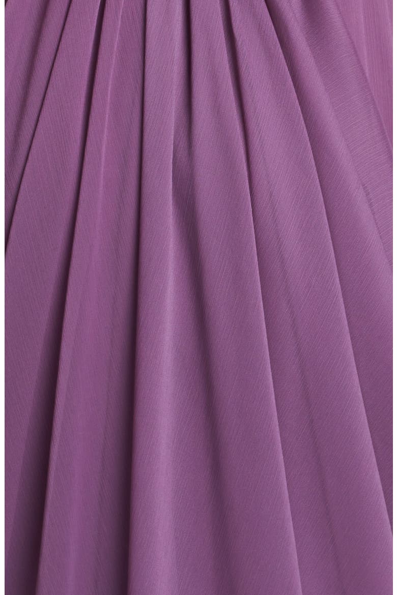Draped Chiffon Dress, Alternate, color, SMASHING